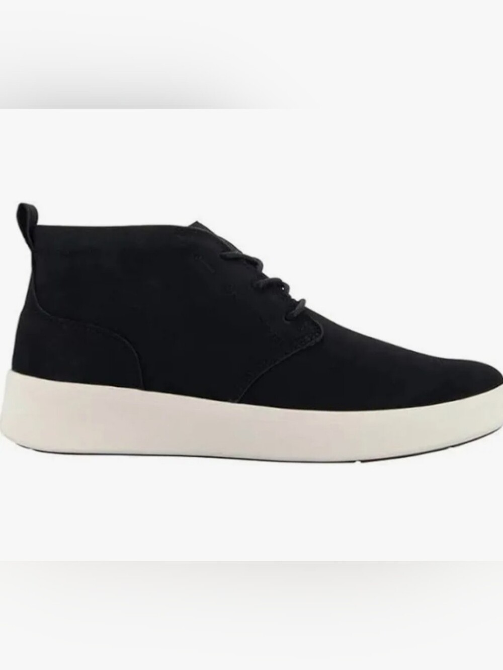 Izod Black Chukka Boots with White Sole